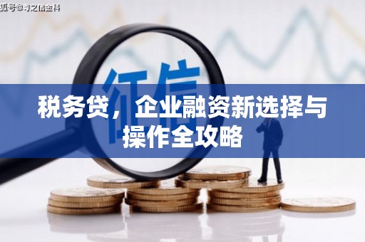 晋州税务贷，企业融资新选择与操作全攻略