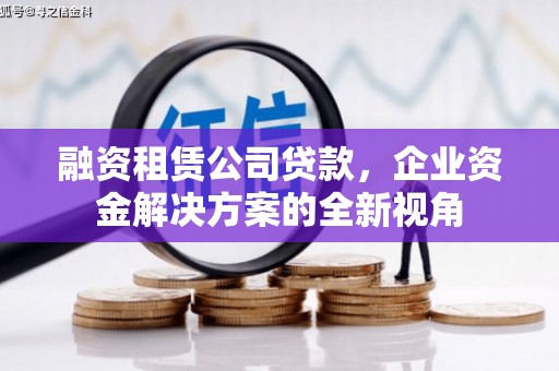 晋州融资租赁公司贷款，企业资金解决方案的全新视角