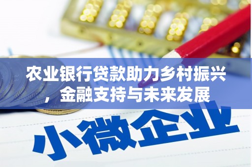 晋州农业银行贷款助力乡村振兴，金融支持与未来发展