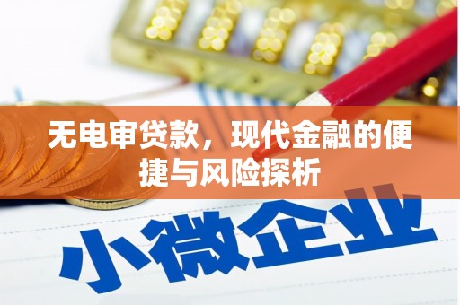 晋州无电审贷款，现代金融的便捷与风险探析
