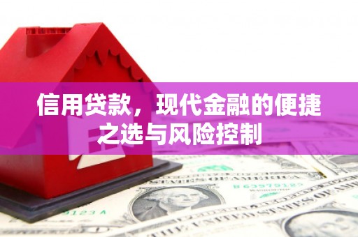 晋州信用贷款，现代金融的便捷之选与风险控制