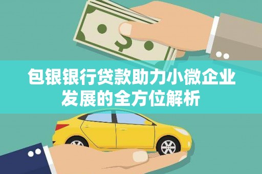 晋州包银银行贷款助力小微企业发展的全方位解析