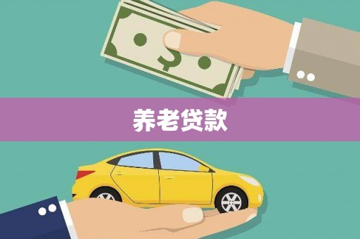 晋州养老贷款