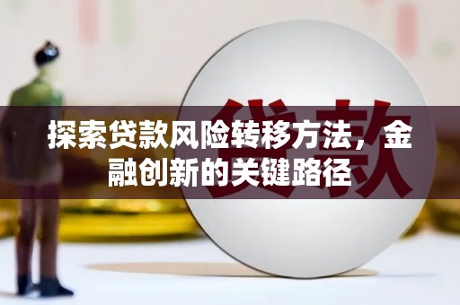 晋州探索贷款风险转移方法，金融创新的关键路径