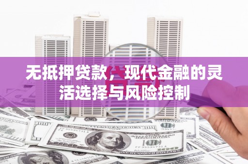 晋州无抵押贷款，现代金融的灵活选择与风险控制