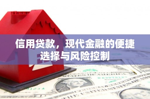 晋州信用贷款，现代金融的便捷选择与风险控制
