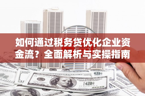晋州如何通过税务贷优化企业资金流？全面解析与实操指南