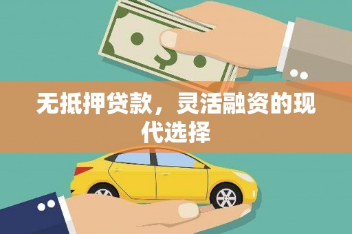 晋州无抵押贷款，灵活融资的现代选择
