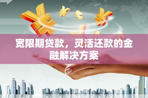 晋州宽限期贷款，灵活还款的金融解决方案