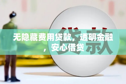晋州无隐藏费用贷款，透明金融，安心借贷