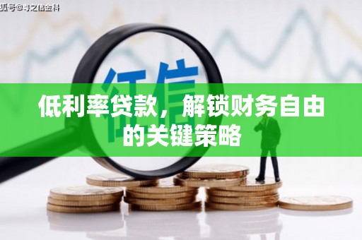 晋州低利率贷款，解锁财务自由的关键策略