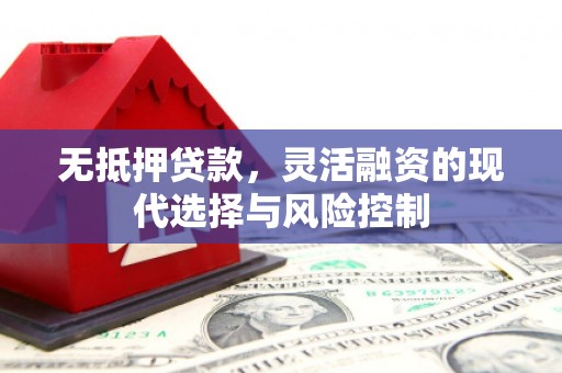 晋州无抵押贷款，灵活融资的现代选择与风险控制