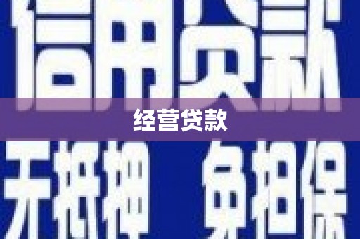晋州经营贷款
