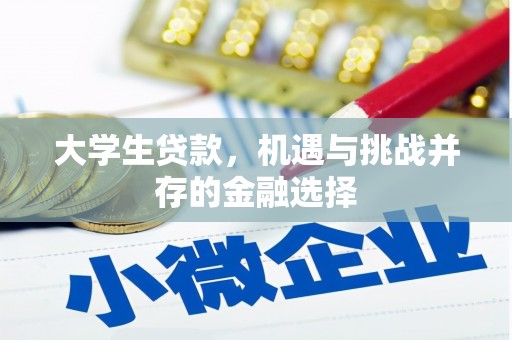 晋州大学生贷款，机遇与挑战并存的金融选择